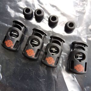 Harley Davidson 4 Pinch Ties & Black Beads Project Craft Sewing Repairs